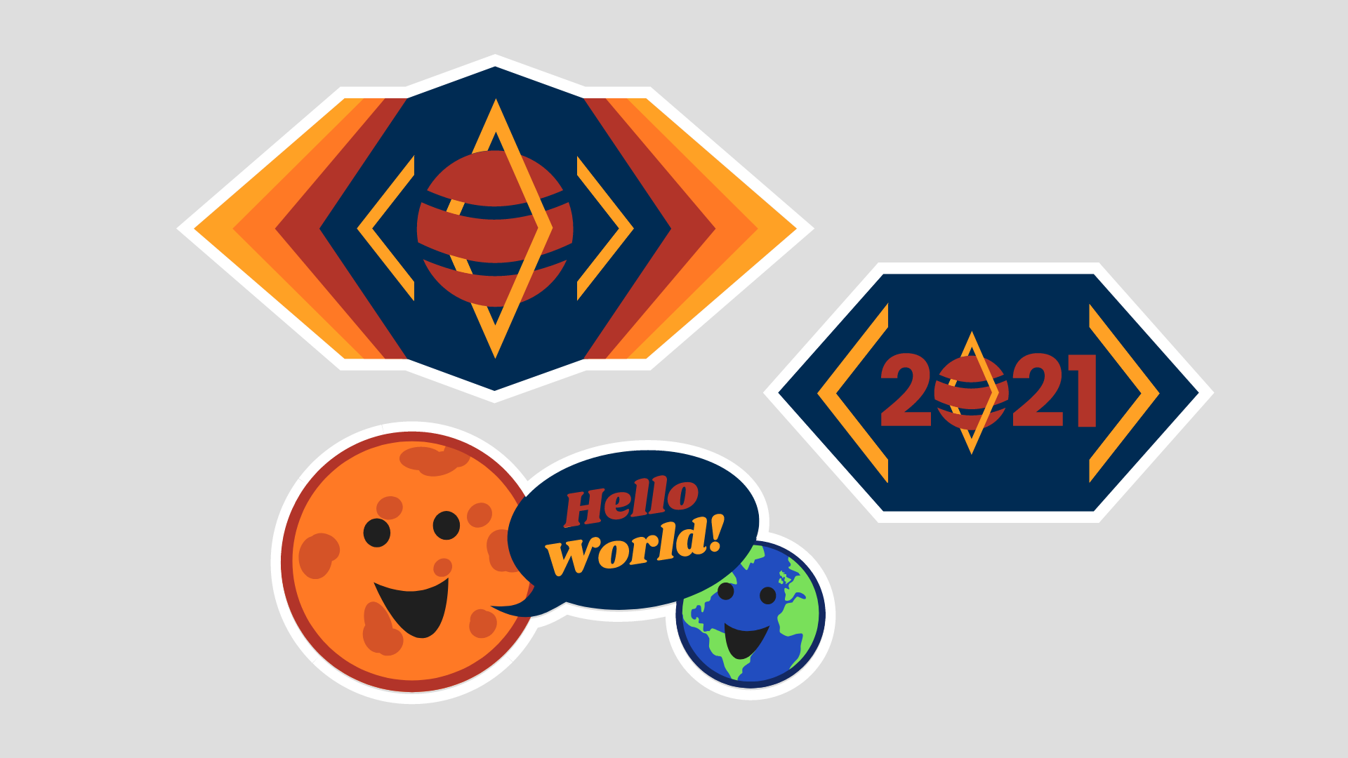 Hello world hack 2021 stickers